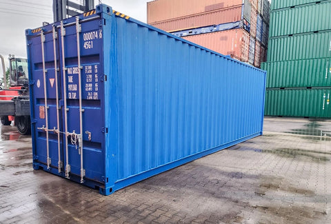 30 Foot Cube Shipping Container – IICL Standard Blue