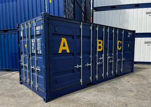 20 foot open side container with retention tank
