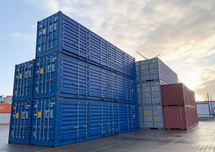 40ft High Cube Container with Side Door (HCSD) Blue