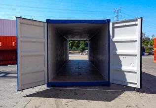 40 Foot Double Door (DD) Shipping Container Blue