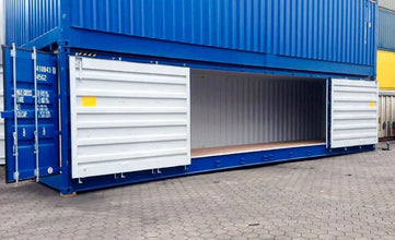 40ft High Cube Container with Side Door (HCSD) Blue