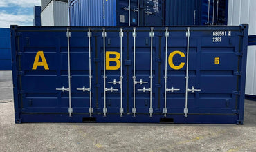 20 foot open side container with retention tank